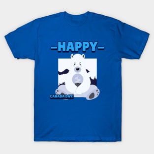 Canada Day Polar Bear T-Shirt